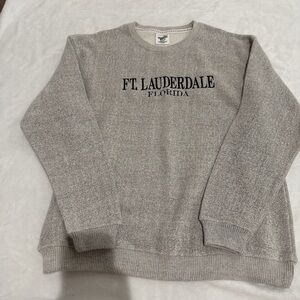 Pacific and Co Ft. Lauderdale Florida Gray Sweatshirt